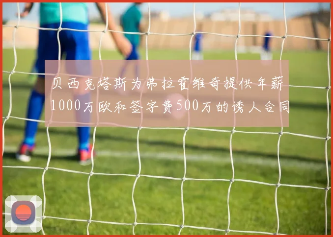 贝西克塔斯为弗拉霍维奇提供年薪1000万欧和签字费500万的诱人合同